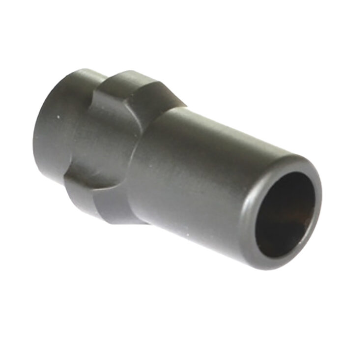 Griffin Armament 3L1228 3-Lug  9mm Luger 1/2"-28 tpi 17-4 Stainless Steel Black Melonite QPQ