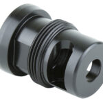 Griffin Armament TMM762 Taper Mount Minimalist Black 17-4 Stainless Steel with 5/8"-24 tpi Threads, 1.34" OAL & 1.07" Diameter for 30 Cal 1 120558