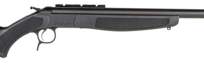 CVA CR4830 Scout  Full Size 450 Bushmaster 1rd 25" Matte Blued Single Shot Barrel, Matte Blued Steel Receiver w/DuraSight Rail, Black Fixed Synthetic Stock, Ambidextrous