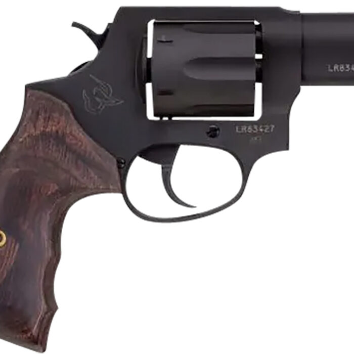 Taurus 2-856021SW 856  Small 38 Special +P 6 Shot 2" Matte Black Alloy Steel Barrel, Cylinder & Frame, Walnut Grip Transfer Bar Safety, Exposed Hammer