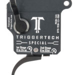 TriggerTech R70TCB13TBP Special Two-Stage Pro Curved Trigger with 1-3.50 lbs Draw Weight & Matte Gray w/Black Parts Finish for Remington 700 Right 2 127443