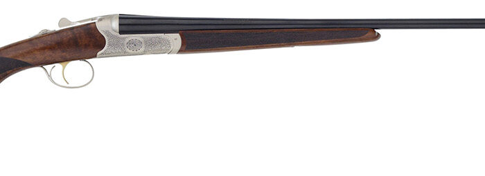 TriStar 38128 Bristol SxS Full Size 28 Gauge Break Open 2.75" 2rd 28" Blued Side By Side Barrel, Nickel Engraved w/24K Gold Inlay Steel Receiver, Fixed Oiled Turkish Walnut Stock, Right Hand