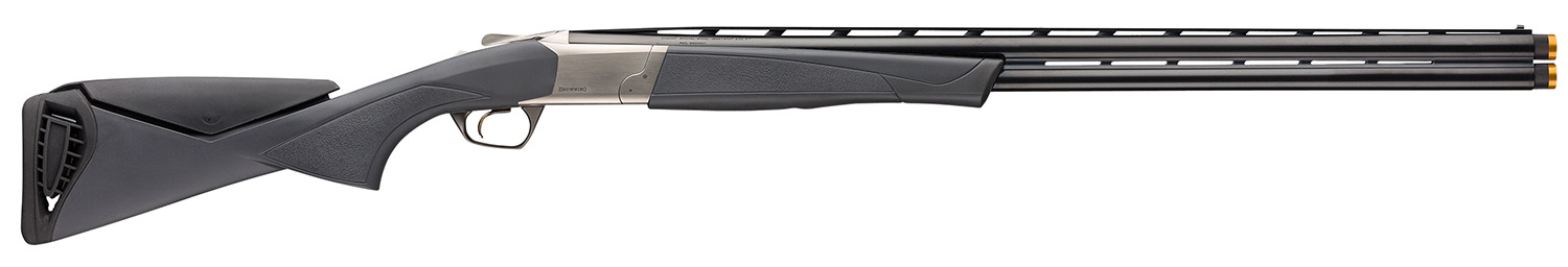 Browning 018710304 Cynergy CX 12 Gauge with 28" Satin Blue Barrel, 3" Chamber, 2rd Capacity, Silver Nitride Metal Finish & Charcoal Gray Adjustable Comb Stock Right Hand (Full Size)