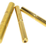 Cross Armory CRG5PSGD 3 Pin Set Dimpled Compatible w/Glock 17/19/26/34 Gen5 Gold Steel 2 131275