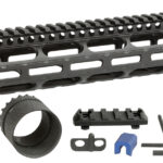 Midwest Industries MICRL30815 Combat Handguard AR-308/LR-308 Black Hardcoat Anodized 15" 6061-T6 Aluminum 2 133748