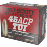 Fort Scott Munitions 450180SCV Tumble Upon Impact (TUI) 45ACP 180gr Solid Copper Spun 20 Per Box/25 Case 1 133843