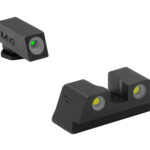 Meprolight USA 102203201 Tru-Dot Green Tritium White Outline Front Sight-Yellow Tritium White Outline Rear Sight Glock 42/43/43X/48 2 134475