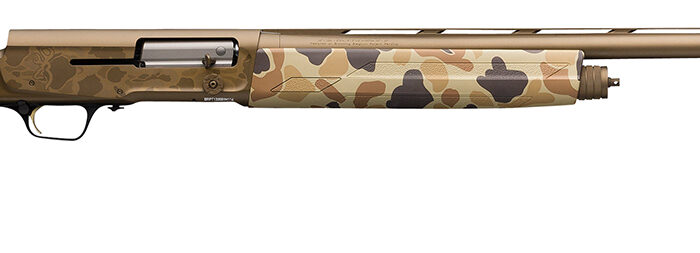 Browning 0119072005 A5 Wicked Wing 12 Gauge 26" 4+1 3.5" Burnt Bronze Cerakote Vintage Tan Camo Fixed Textured Grip Panels Stock Right Hand (Full Size) Includes Banded Invector-DS Extended Chokes