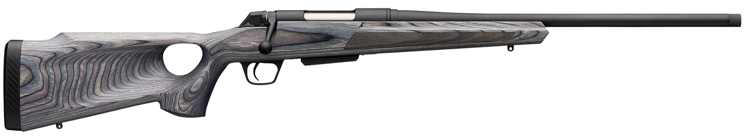 Winchester Guns 535727208 XPR Thumbhole Varmint SR 223 Rem 5+1 Cap 24" TB Blued Perma-Cote Rec Matte Black Laminate Fixed Thumbhole Stock Right Hand with MOA Trigger System (Full Size) No Sights