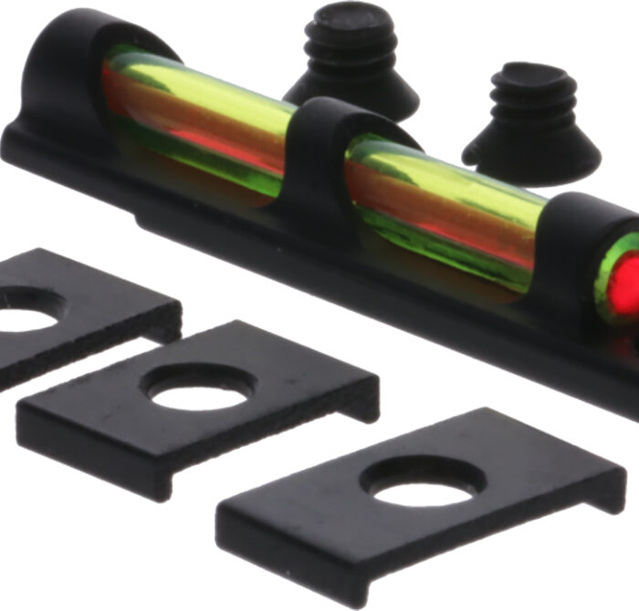 TruGlo TG-TG949D Tru-Bead Universal Green Outside w/Red Center Fiber Optic Front Sight w/.120" Fiber Diameter Black Frame for Shotguns