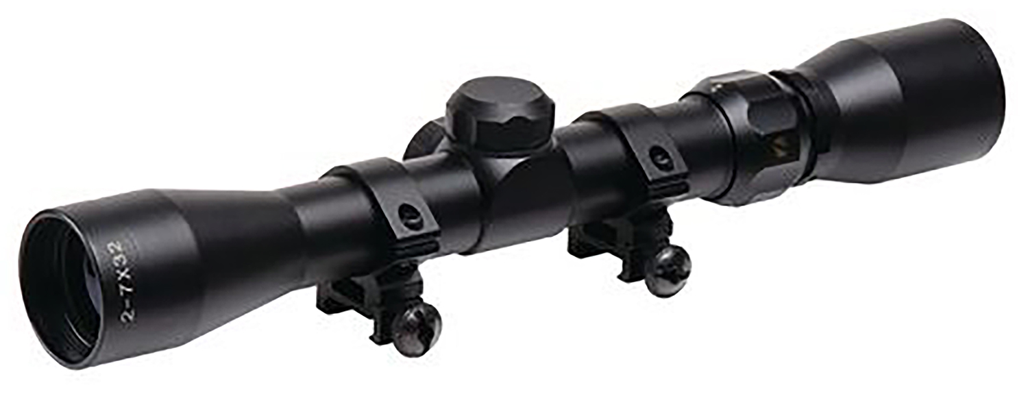 TruGlo TG-TG852732B Trushot Black Anodized 2-7x32mm Duplex Reticle 3 TruGlo TG-TG852732B Trushot Black Anodized 2-7x32mm Duplex Reticle