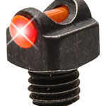 TruGlo TGTG954BR StarBrite Deluxe Bead Black | Red Fiber Optic Front Sight 3-56" Threads 2 136024