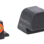 AmeriGlo SG201 i-Dot Sight Set for SIG Sauer Green Tritium Orange Outline Front Sight-Green Tritium Rear Sight 2 136700