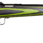 Crickett KSA2231 Youth 22 LR 1rd 16.12" Blued Barrel & Receiver, Fixed Front/Adjustable Rear Peep Sights, Green/Black Laminate Stock w/11.5" LOP, Rebounding Firing Pin Safety 2 137728