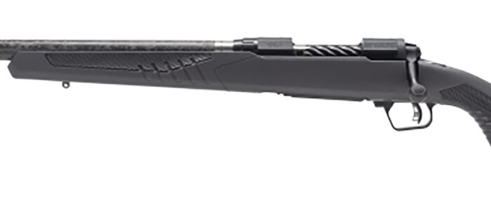 Savage Arms 57716 110 UltraLite Full Size 270 Win 4+1 22" Carbon Fiber Threaded Barrel, Black Melonite Drilled & Tapped Stainless Steel Receiver, Adj AccuStock Matte Gray Synthetic Stock, Left Hand