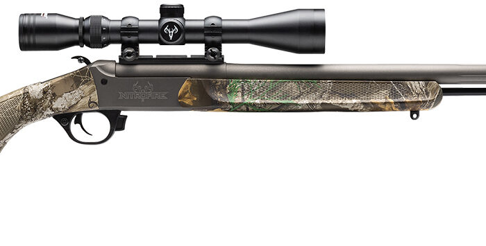 Traditions CR5841104421 NitroFire w/Scope 50 Cal 209 Primer 26" Gray Cerakote Fluted & Tapered Barrel, Drilled & Tapped Receiver, Realtree Edge Fixed Synthetic Stock, 3-9x40mm Duplex