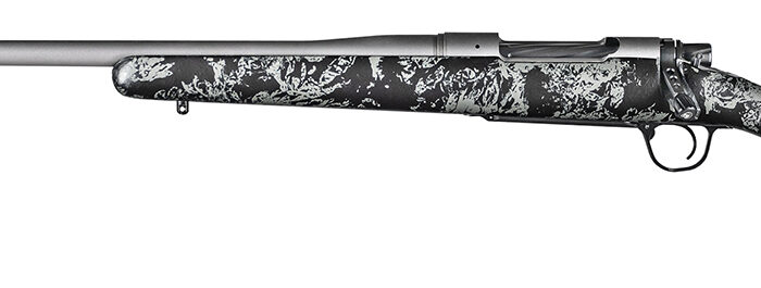 Christensen Arms 8010110900 Mesa FFT 6.5 PRC 4+1 20" Threaded Barrel, Tungsten Gray Cerakote, Black with Gray Webbing Stock, Left Hand