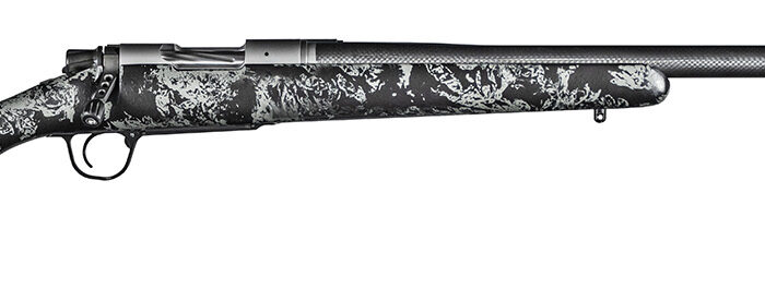 Christensen Arms 8010615300 Ridgeline FFT 30-06 Springfield 4+1 22" Carbon Fiber/Threaded Barrel, Stainless Steel, Black with Gray Accents Stock