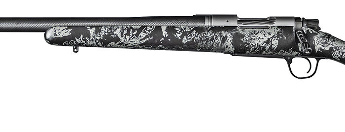 Christensen Arms 8010618400 Ridgeline FFT 300 PRC 3+1 22" Carbon Fiber/Threaded Barrel, Stainless Steel, Black with Gray Accents Stock, Left Hand