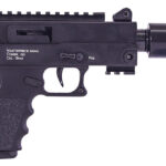 MasterPiece Arms 30DMGBLK Defender Top Cocking TB 9mm Luger Caliber with 4.50" Barrel, 17+1 Capacity, Overall Black Cerakote Finish, Black Aluminum Grip Right Hand Includes Polymer Case 2 147556