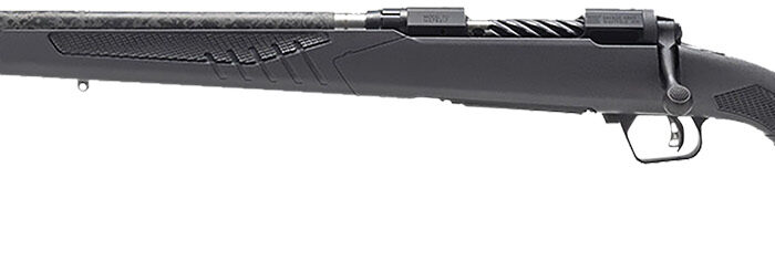 Savage Arms 58005 110 UltraLite Full Size 7mm PRC 2+1 22" Carbon Fiber Threaded Barrel, Black Melonite Drilled & Tapped Stainless Steel Receiver, Adj AccuStock Gray Synthetic Stock, Left Hand