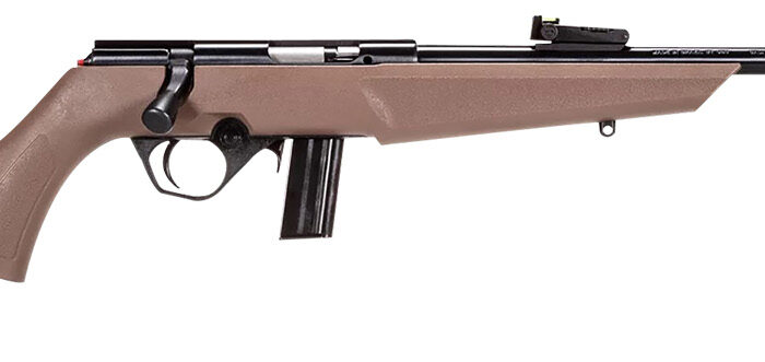 Rossi RB22L1611FDE RB22  Compact 22 LR 10+1, 16" Matte Black Button Rifled Free Floating Steel Barrel, Matte Black Stainless Steel Receiver, Flat Dark Earth Monte Carlo Stock, Right Hand