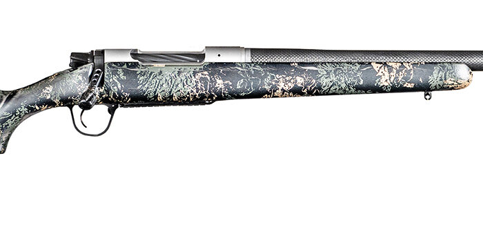 Christensen Arms 8010632200 Ridgeline FFT 7mm PRC 3+1 22" Carbon Fiber/Threaded Barrel, Burnt Bronze Cerakote Rec, Green with Black/Tan Accents Stock