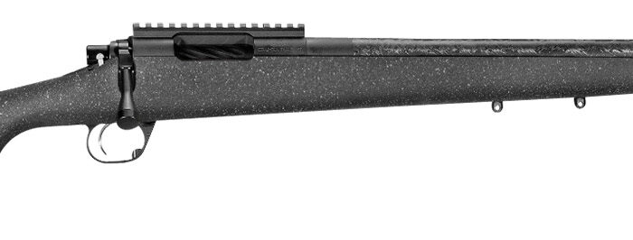 Proof Research 135105 Glacier  Full Size 7mm PRC 4+1 24" Carbon Fiber Match Grade Threaded Barrel, Black Cerakote w/Picatinny Rail Steel Receiver, Fixed PROOF Hunter Black Granite Carbon Fiber Stock