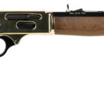 Henry H009BG Side Gate Full Size 30-30 Win 5+1 20" Blued Steel Barrel, Brass Polished Drilled & Tapped Brass Receiver, American Walnut Fixed Stock, Right Hand 1 153878