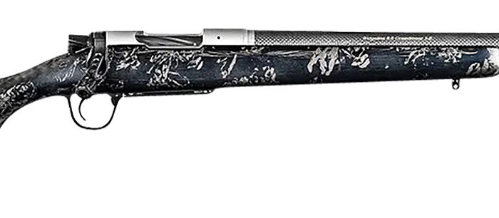 Christensen Arms 8010632800 Ridgeline FFT TI 7mm PRC 3+1 22" Carbon Fiber Threaded Barrel, Stainless Titanium Rec, Black with Gray Accents Stock