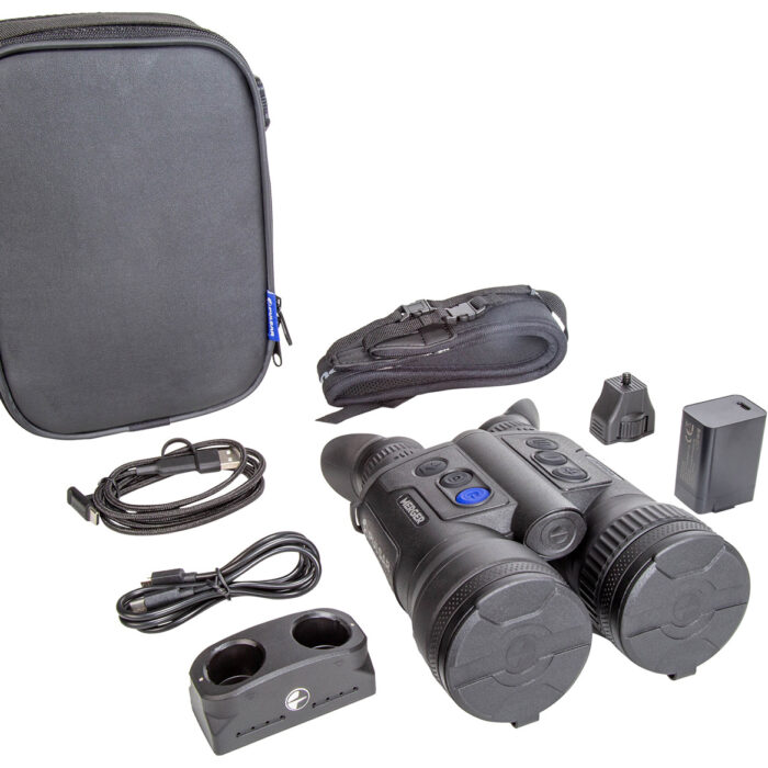Pulsar PL77481 Merger LRF XL50 Thermal Binocular Black 2.5-20x50mm Features Laser Rangefinder