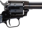 Heritage Mfg RR22B4USFLAG Rough Rider 22 LR 6 Shot, 4.75" Black Oxide Steel Barrel, Black Oxide Zinc Alloy Frame, Black Oxide Cylinder, US Flag Grip Manual Safety, Exposed Hammer 2 155202