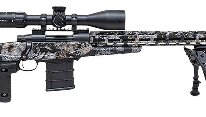 Howa HCRA308SKY M1500 APC Chassis 308 Win 24" Heavy Barrel 10+1 (3), Kryptek Skyfall Camo, Luth-AR MBA-4 Stock with Aluminum Chassis, 4-16x50 Scope, Bipod & 2 Grips