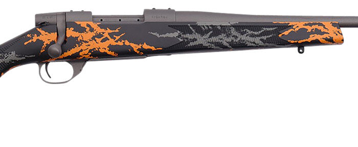 Weatherby VYH65CMR2B Vanguard Compact Hunter 6.5 Creedmoor 4+1 20", Tungsten Gray Barrel/Rec, Black w/Gray & Orange Sponge Accents Monte Carlo Stock, Accubrake Muzzle Brake