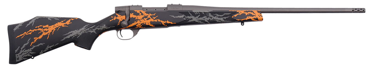Weatherby VYH65CMR2B Vanguard Compact Hunter 6.5 Creedmoor 4+1 20", Tungsten Gray Barrel/Rec, Black w/Gray & Orange Sponge Accents Monte Carlo Stock, Accubrake Muzzle Brake 3 Weatherby VYH65CMR2B Vanguard Compact Hunter 6.5 Creedmoor 4+1 20", Tungsten Gray Barrel/Rec, Black w/Gray & Orange Sponge Accents Monte Carlo Stock, Accubrake Muzzle Brake