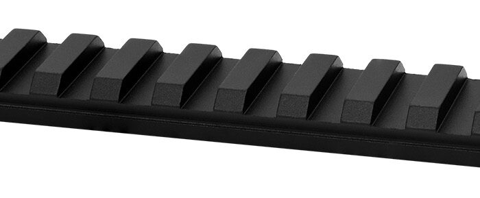 Warne V498M Vapor Picatinny Rail Black Anodized Aluminum Savage Axis/Axis II, 0 MOA