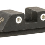 AmeriGlo GL8113R Tritium Rear Sight for Glock Green Tritium White Outline Rear Sight 2 157236