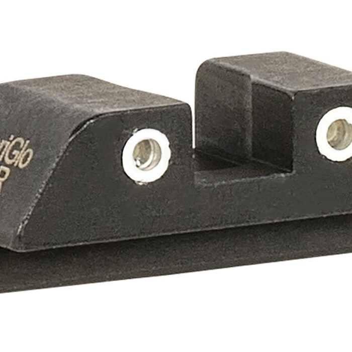 AmeriGlo GL8113R Tritium Rear Sight for Glock  Green Tritium White Outline Rear Sight