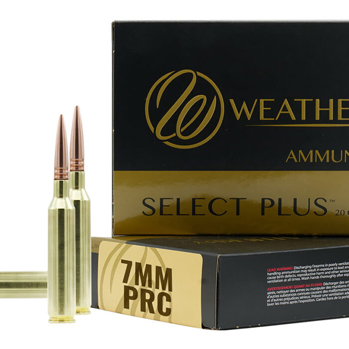Weatherby M7PRC177HCB Select Plus  7mmPRC 177gr Hammer Custom 20 Per Box/10 Case