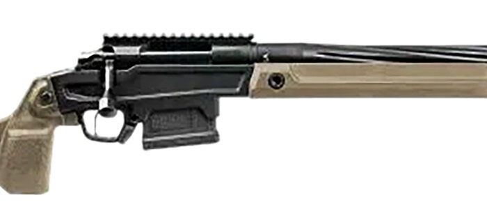 Stag Arms SABR01040002 Pursuit 6.5 Creedmoor 5+1 20" Threaded/Fluted Sporter, Black Cerakote Barrel/Rec, Tan OEM Hybrid Hunter Stock, TriggerTech Trigger, 20 MOA Scope Mount