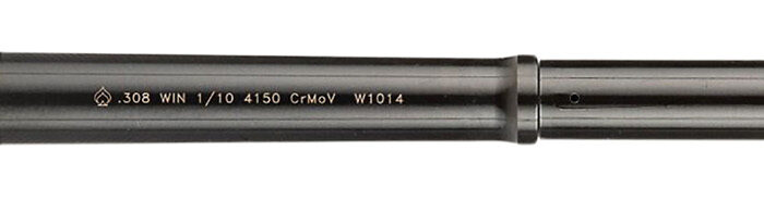 Ballistic Advantage BABL308008M Modern Series Carbine Government 308 Win 12.50" Threaded Black QPQ Chrome Moly Vanadium, Fits AR-10