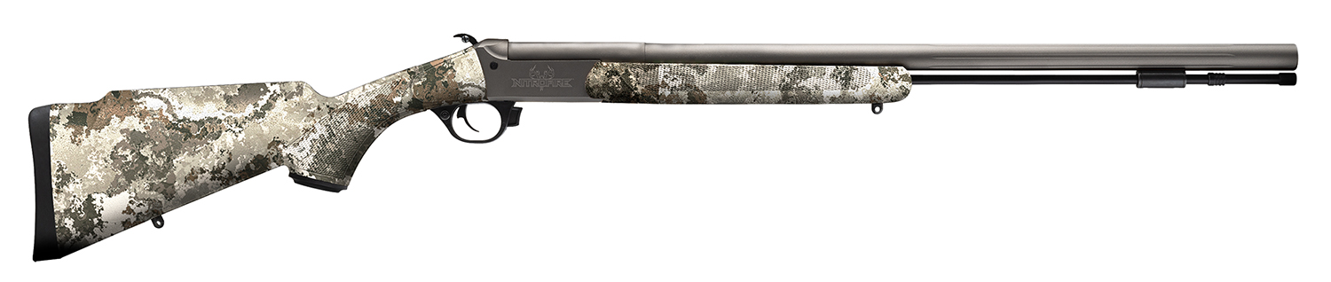 Traditions CR843304434 NitroFire Pro 50 Cal 209 Primer Sniper Gray Cerakote 26" Fluted w/VAPR Twist Barrel, Drilled & Tapped Receiver, Veil Alpine Adj Cheek Piece & LOP Synthetic Stock