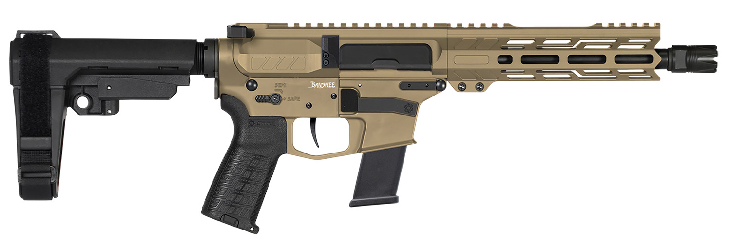 CMMG 10A570FCT Banshee MK10 10mm Auto 15+1 8" Black Nitride Threaded Barrel, M-LOK Handguards, Coyote Tan Cerakote Aluminum Picatinny Rail Receiver, Black CMMG Zeroed Grips, Glock Compatible 3 CMMG 10A570FCT Banshee MK10 10mm Auto 15+1 8" Black Nitride Threaded Barrel, M-LOK Handguards, Coyote Tan Cerakote Aluminum Picatinny Rail Receiver, Black CMMG Zeroed Grips, Glock Compatible