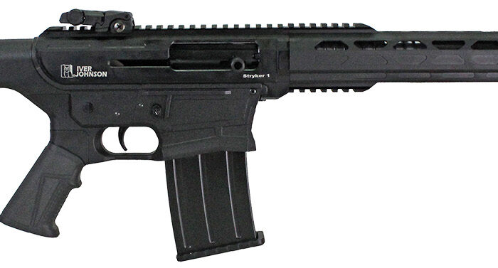 Iver Johnson Arms STRYKER1 Stryker 1 12 Gauge Semi-Auto 5+1 20" Black Steel Barrel, Black Picatinny Rail Receiver, Adj Cheekrest Black Synthetic Stock