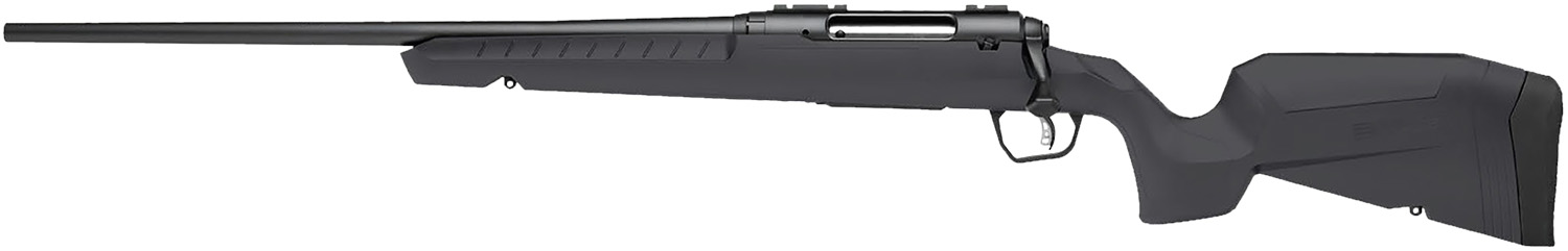 Savage Arms 32142 Axis 2 Compact 243 Win  4+1 20" Matte Black Heavy Sporter Barrel, Matte Black Drilled & Tapped Carbon Steel Receiver, Fixed Matte Gray Synthetic Stock, Left Hand