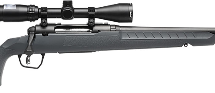 Savage Arms 32173 Axis 2 XP Combo Full Size 243 Win 4+1 22" Black Sporter Barrel, Black Carbon Steel Receiver Drilled & Tapped, Gray Fixed Synthetic Stock, Weaver 3-9x40mm Scope, Right Hand