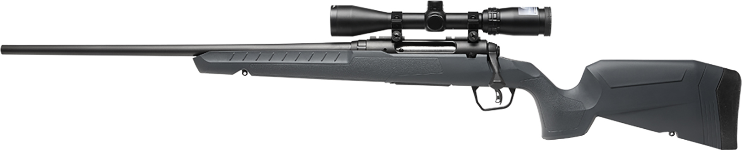 Savage Arms 32208 Axis 2 XP Combo Full Size 7mm-08 Rem 4+1 22" Black Sporter Barrel, Black Carbon Steel Receiver Drilled & Tapped, Gray Fixed Synthetic Stock, Weaver 3-9x40mm Scope, Left Hand
