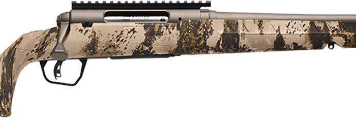 Savage Arms 32322 Axis 2 Pro 400 Legend 4+1 20" Gun Metal Bronze Cerakote Heavy Sporter Threaded Barrel & Picatinny Rail Carbon Steel Receiver, Fixed Western Camo Synthetic Stock, Right Hand