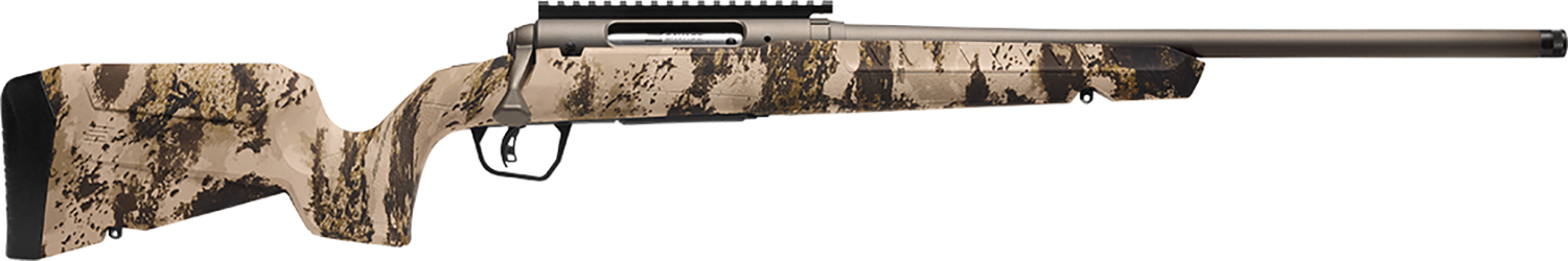 Savage Arms 32340 Axis 2 Pro Compact 7mm-08 Rem 4+1 20" Gun Metal Bronze Cerakote Heavy Sporter Threaded Barrel & Picatinny Rail Carbon Steel Receiver, Fixed Western Camo Synthetic Stock, Right Hand 3 Savage Arms 32340 Axis 2 Pro Compact 7mm-08 Rem 4+1 20" Gun Metal Bronze Cerakote Heavy Sporter Threaded Barrel & Picatinny Rail Carbon Steel Receiver, Fixed Western Camo Synthetic Stock, Right Hand