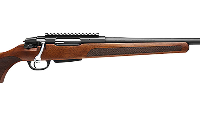 Stevens 19059 334 Bolt Action 270 Win 3+1 20" Matte Black Heavy Sporter Barrel, Matte Black Picatinny Rail Carbon Steel Receiver, Fixed Turkish Walnut Stock, Ambidextrous